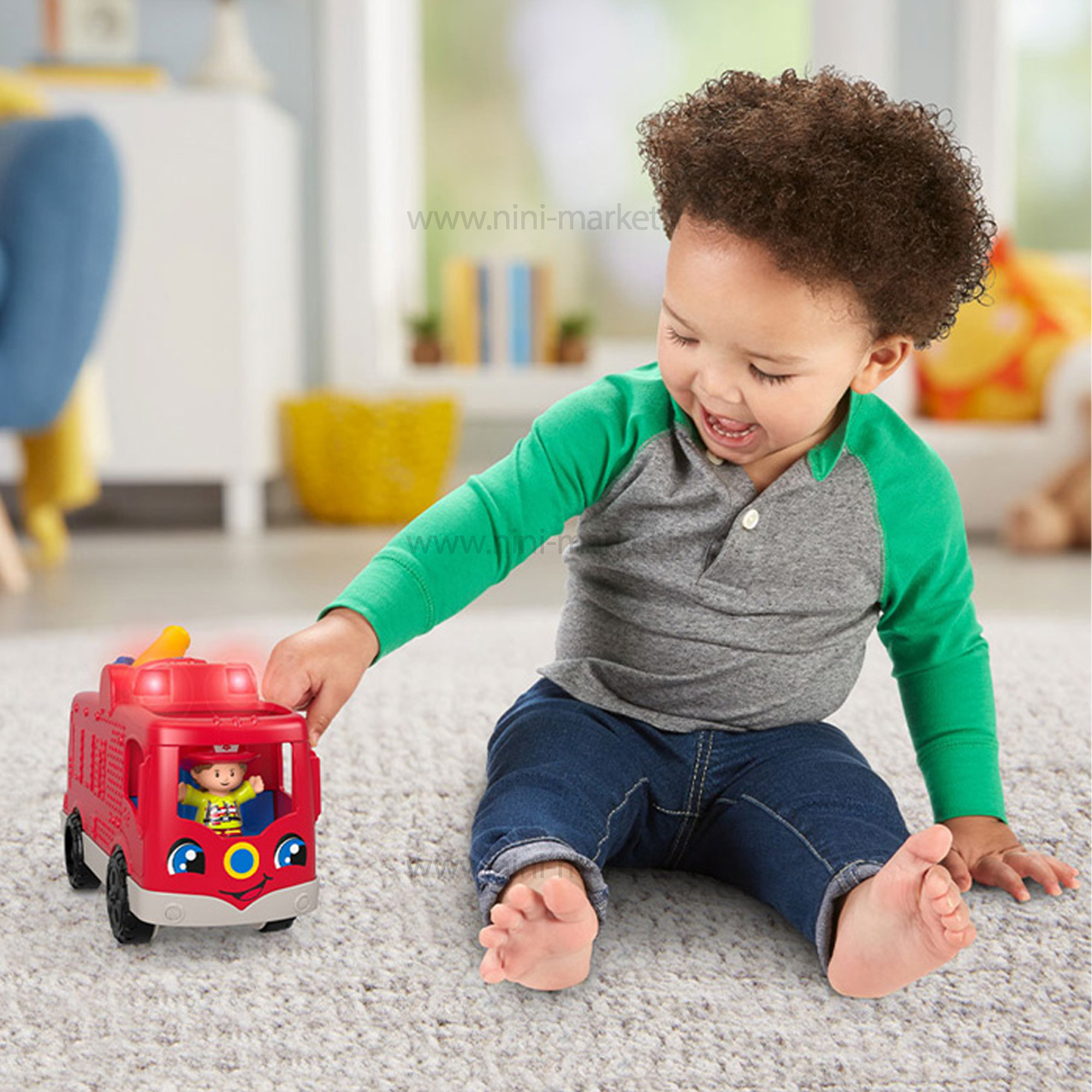ویژگی اسباب بازی آتشنشاني موزیکال فیشر پرایس Fisher Price