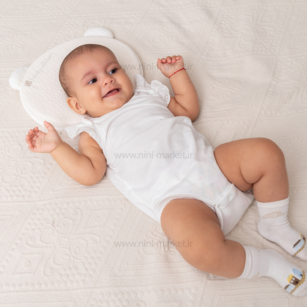 ویژگی بالش فرم دهی خرس رنگ کرم کیکابو kikkaboo