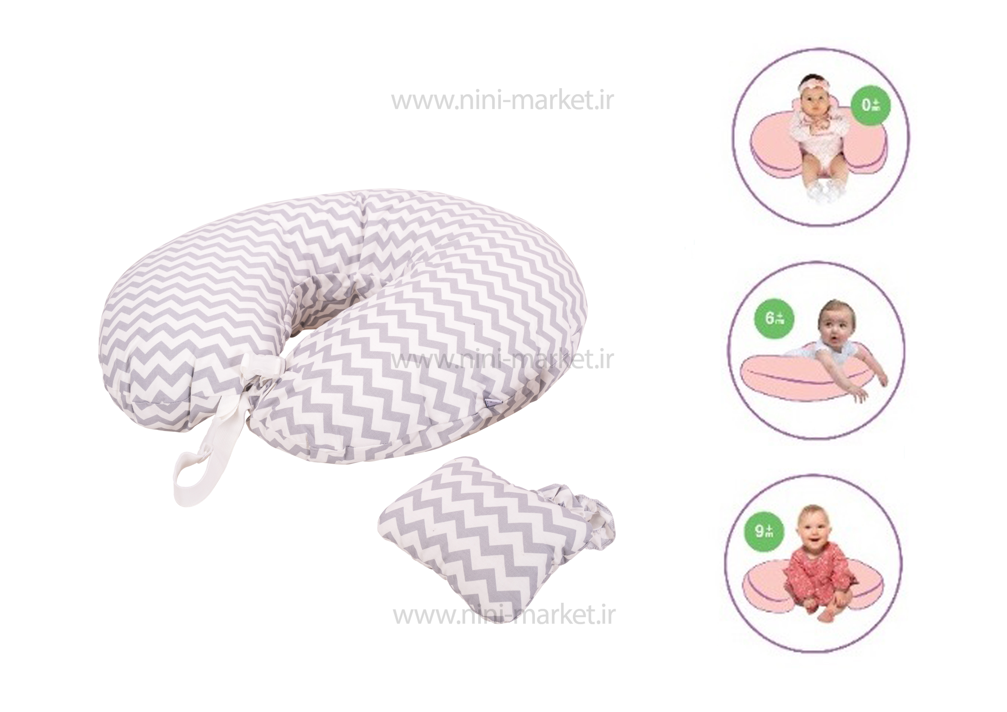 ویژگی بالشت شیردهی c شکل برند isiz