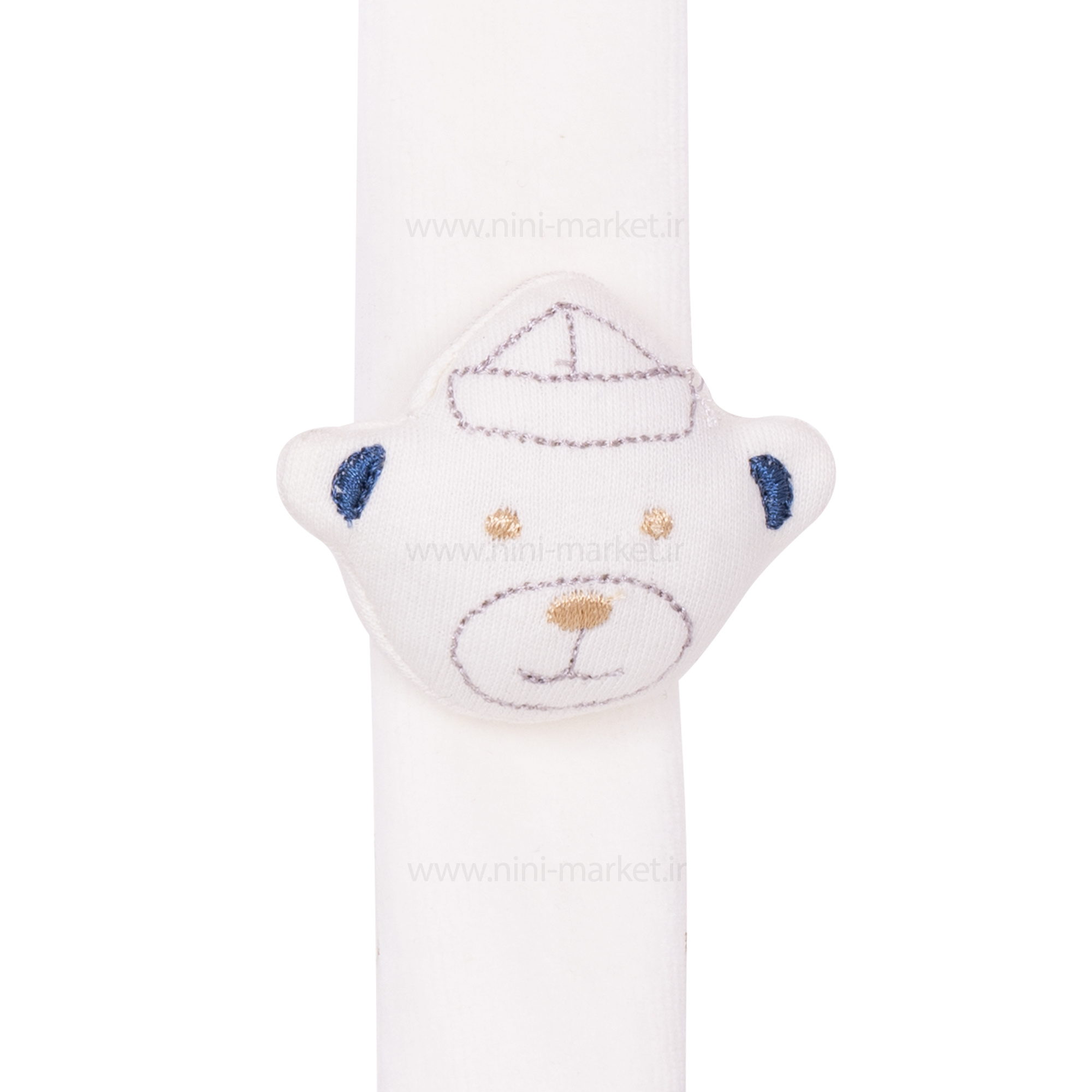 بند پستانک پولیشی رنگ شیری کد 910019 برند caramell