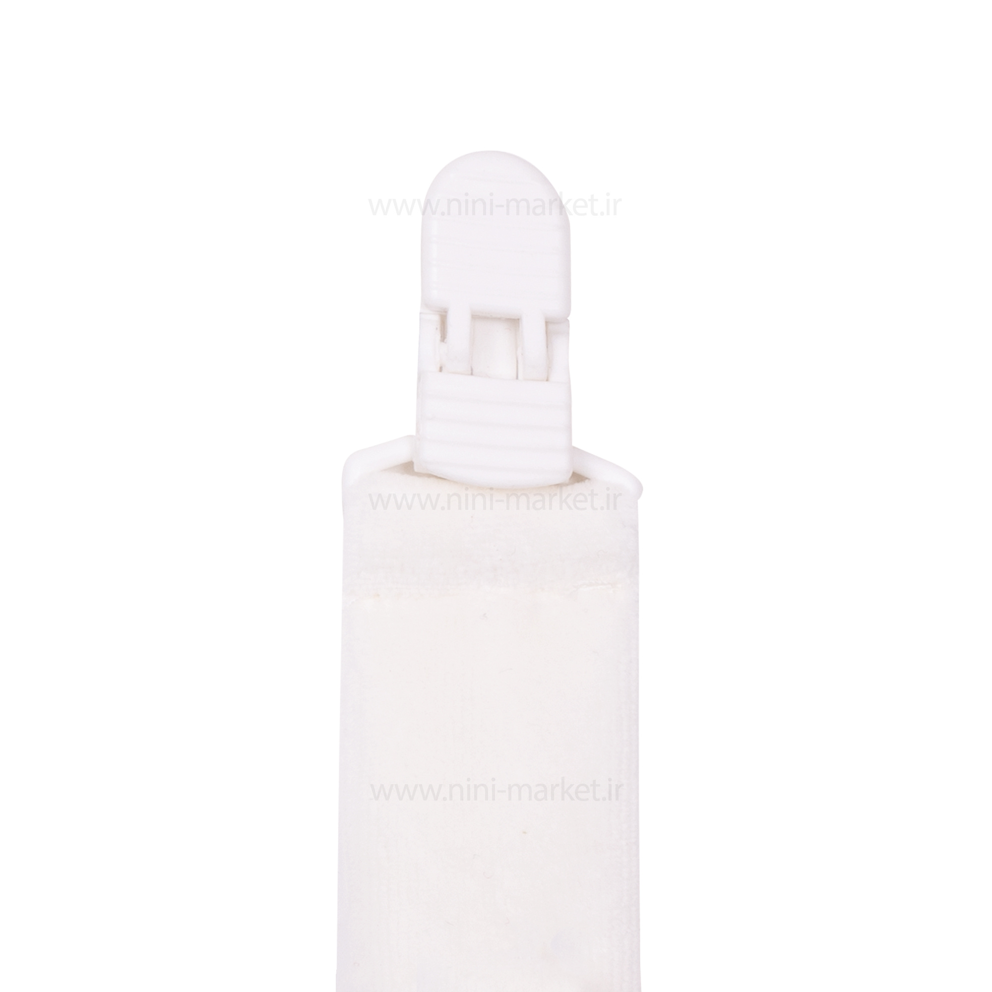 گیره بند پستانک پولیشی رنگ شیری  برند caramell