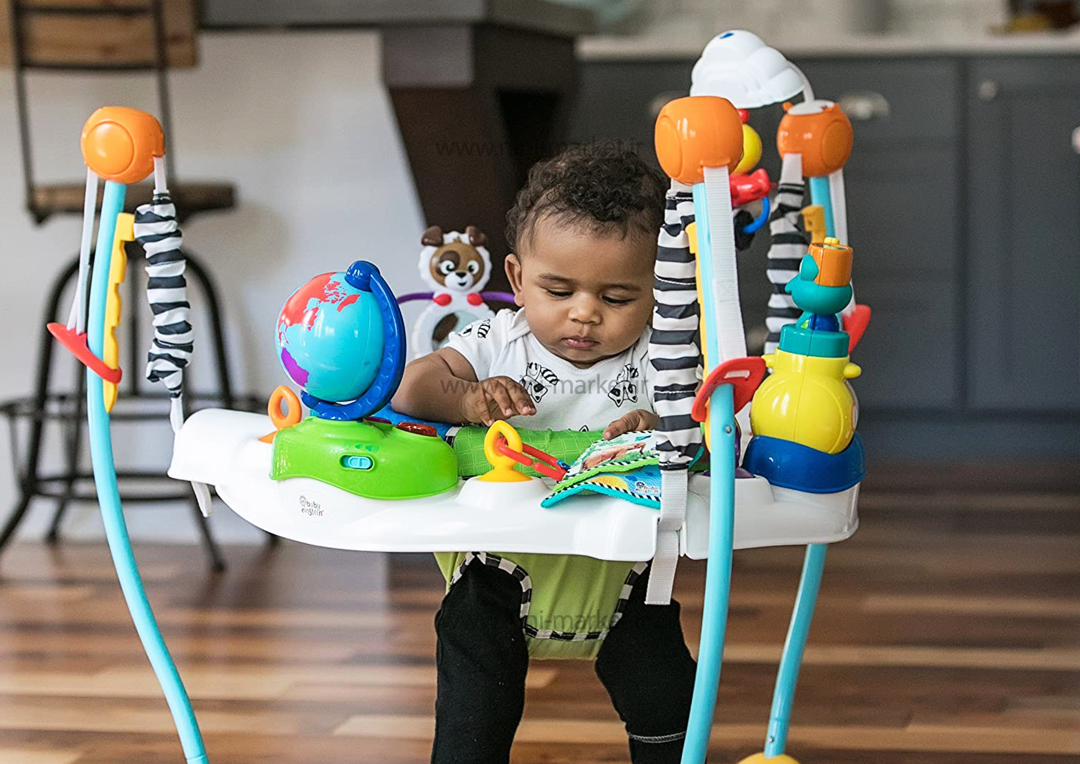 ویژگی جامپينگ طرح حيوانات کد 10917 برند Baby einstein