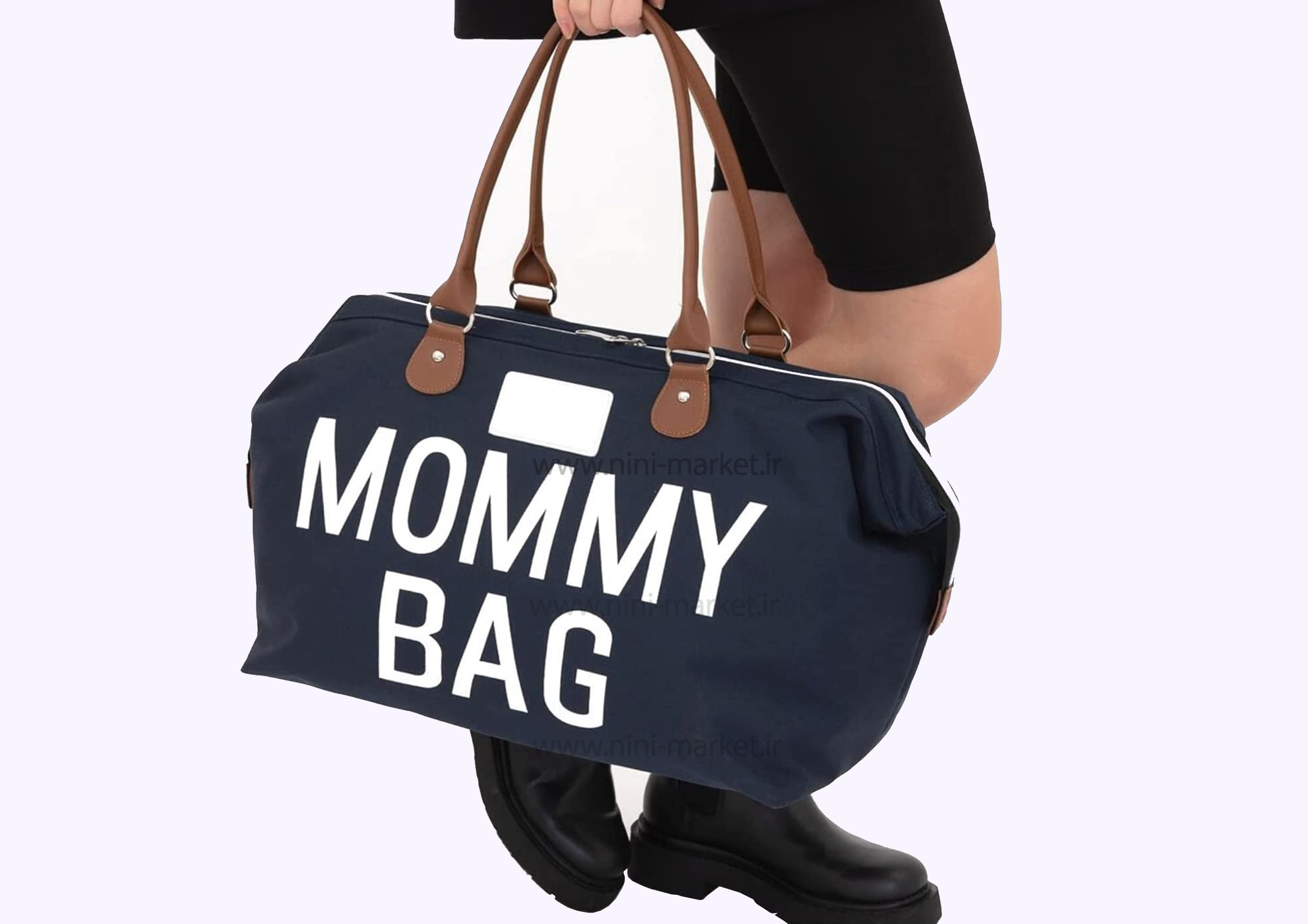 ساک لوازم مادر Mommy bag رنگ سرمه ای برند Trager