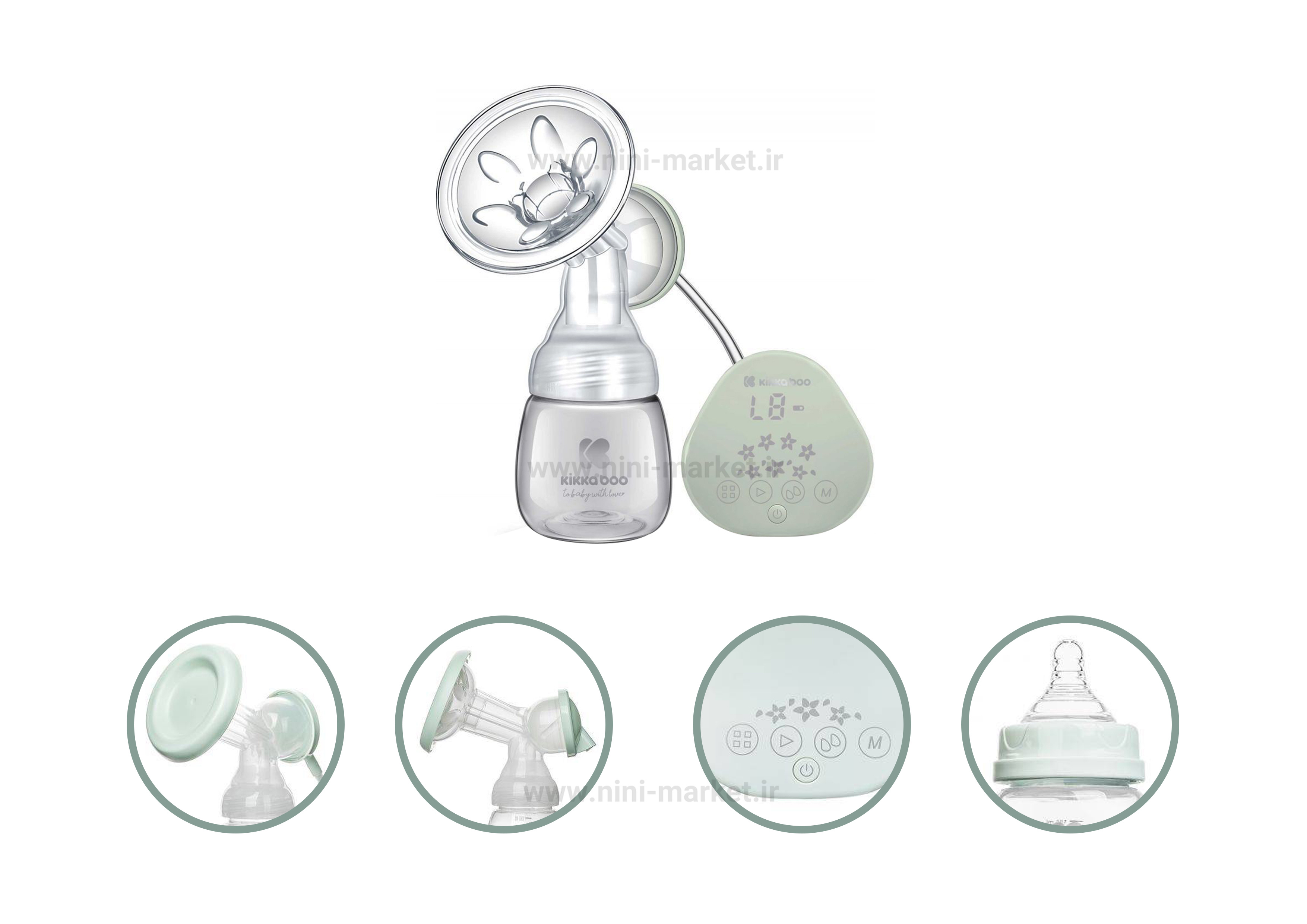 ویژگی شیردوش برقی serenity برند کیکابو 