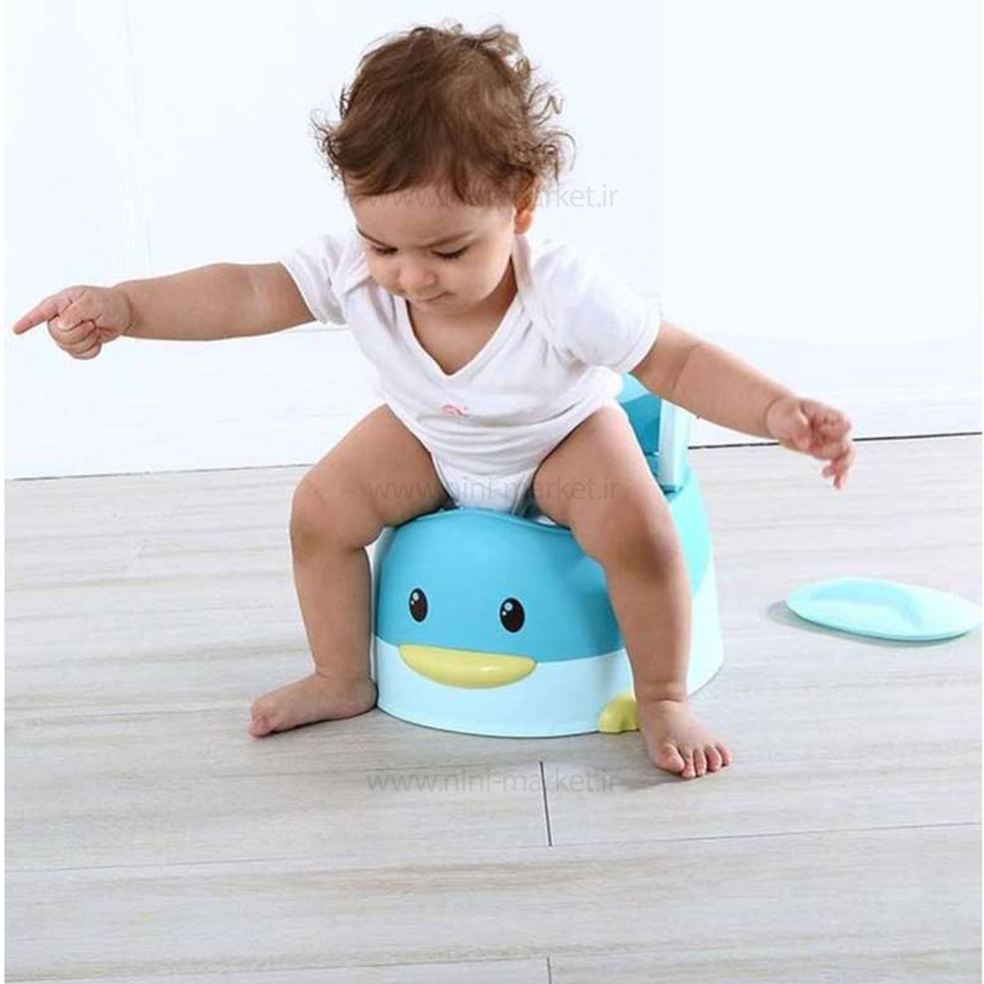 ویژگی لگن آموزشی طرح جوجه رنگ صورتی بیبی هود Baby Hood