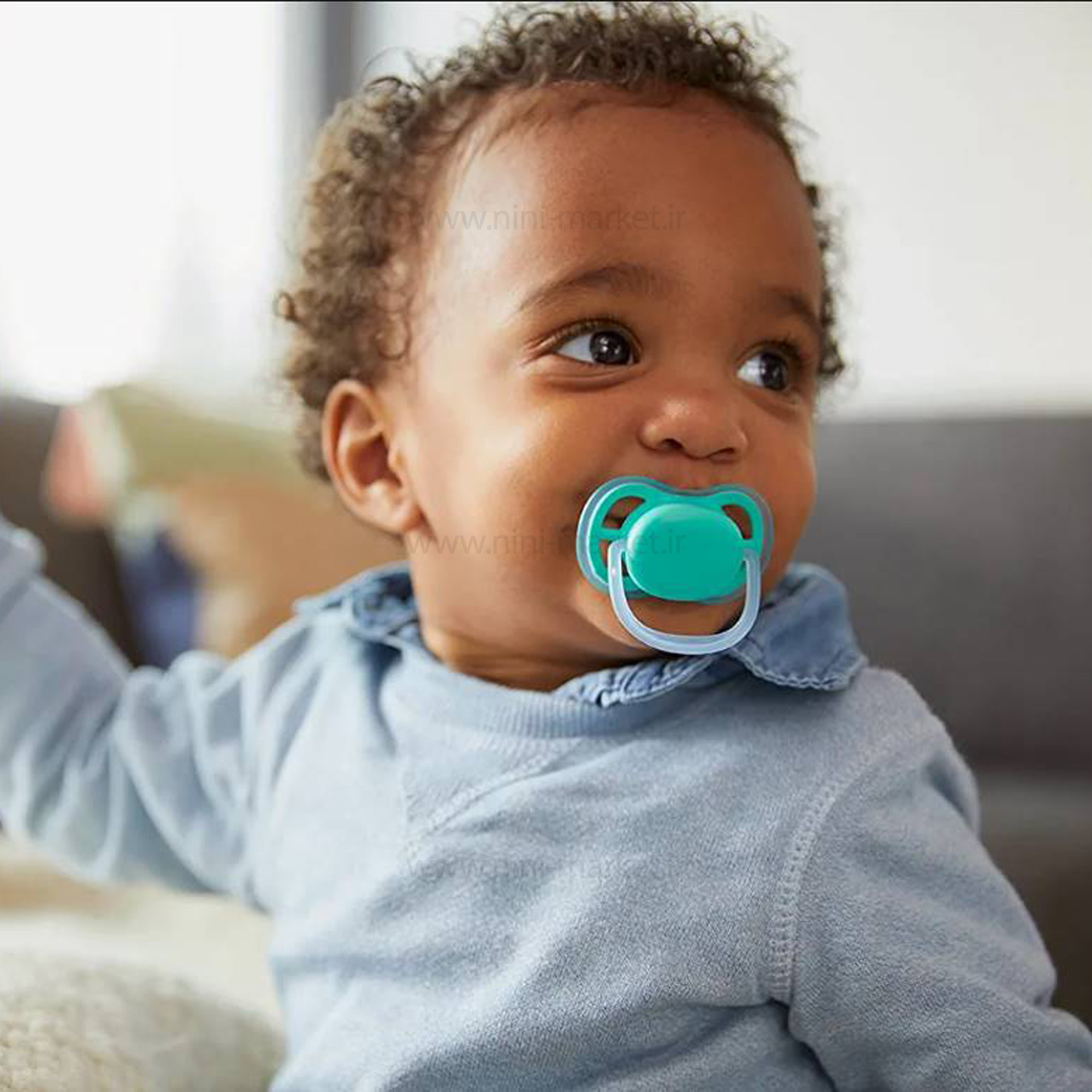 ویژگی پستانک تکی الترا ایر رنگ سبز اونت Avent