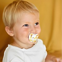 پستانک تک عددي طرح پلنگ 18 - 6 ماه ارتودنسي سفید سواوینکس Suavinex (بدون جعبه)