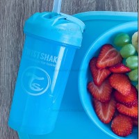 لیوان نی دار 360 ميل 6+ ماه آبی پاستل تويست شيک Twistshake