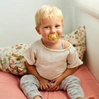 پستانک تک عددي 18 ماه به بالا ارتودنسي طرح پلنگ زرد سواوینکس Suavinex  (بدون جعبه)