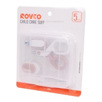 ست بهداشتی 5 تکه رنگ کالباسی رووکو Rovco