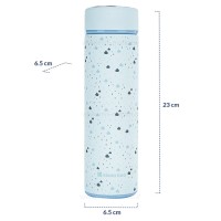 فلاسک آب 500 میل لوکس رنگ آبی کیکابو Kikaboo