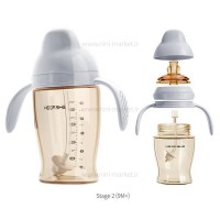 لیوان آبمیوه خوری 280 میل رنگ آبی هی اور شی Heorshe