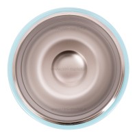 فلاسک غذای کودک طرح گل رنگ آبی پینکا pinkah