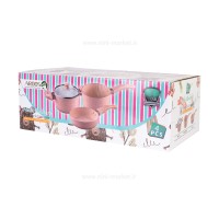 سرویس قابلمه 4 پارچه کرم مدل نلیا عروس Aroos