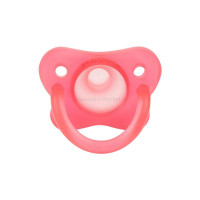 پستانک تمام سیلیکونی 0-6 ماه دکتر براونز Dr.Browns صورتی