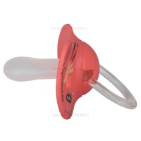 پستانک تکی طرح سياره 6-0 ماه بادامی رنگ صورتی  سواوینکس Suavinex (بدون جعبه)