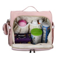 ساک لوازم کوله ای مدل اسپشيال خاوياری رنگ صورتی Qz