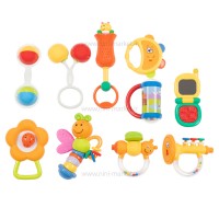 پک جغجغه طرح خرس کلاه کج رنگ صورتی برند خارجي