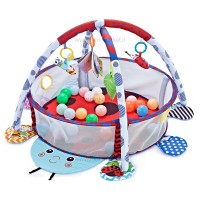 تشک بازی کفشدوزک رنگ آبی کیکابو Kikkaboo