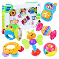 ست جغجغه 6 عددی هولی تویز Huile toys