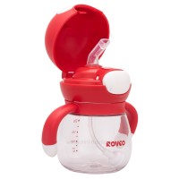 لیوان نی دار 240 میل رنگ قرمز رووکو Rovco