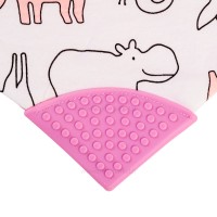 پیشبند دندانگیر دار طرح حیوانات بی بی فور لایف Baby4life