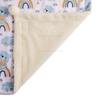 پتو دورپیچ مخمل طرح خرس رنگین کمان برند کارترز Carters