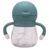 لیوان نی دار 240 میل رنگ سبز رووکو Rovco