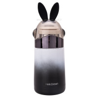فلاسک آب استيل طرح خرگوش رنگ مشکی هلو دریم Hello dream