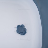 وان حمام تاشو طرح تاج دار رنگ آبی خارجی