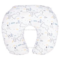 بالش شیردهی c شکل طرح دایناسور جنگل رنگ سفید بی بیبی Bi Baby