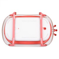 وان حمام تاشو طرح تاج دار رنگ صورتی خارجی