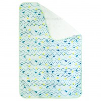 زيرانداز تعويض طرح دريا سایز کوچک رنگ سبز ايسيز