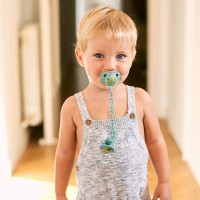 پستانک تکی ارتودونسی 0-6 ماه طرح پلنگ سبز رنگ سواوینکس suavinex (بدون جعبه)