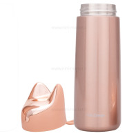 فلاسک آب استيل طرح گربه رنگ طلایی هلو دریم Hello dream