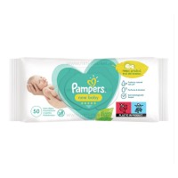 دستمال مرطوب کودک درب دار پمپرز Pampers بسته 50 عددی