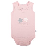 زيردکمه رکابي طرح بالرین رنگ صورتی نيلي Nili