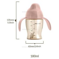 لیوان آبمیوه خوری 180 میل رنگ صورتی هی اور شی Heorshe