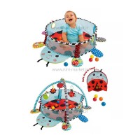 تشک بازی کفشدوزک رنگ آبی کیکابو Kikkaboo