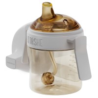 لیوان آبخوری 210 میل رنگ طوسی هی‌اورشی HeOrShe