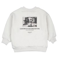 بلوز دورس اسپرت طرح لاتین رنگ شیری