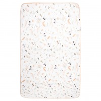 زیرانداز تعویض طرح برگ و بلوط رنگ کرم سایز بزرگ ایسیز