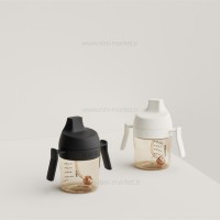 لیوان آبخوری 300 میل رنگ مشکی هی‌اورشی HeOrShe