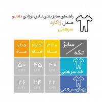 سرهمی نوزادی طرح ژاکارد دانالو Danaloo
