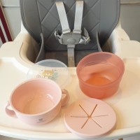 ظرف نگهدارنده غذا دو در یک مدل Savanna طرح پلنگ رنگ صورتی کیکابو Kikkaboo