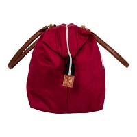 ساک لوازم مادر Mommy bag رنگ زرشکی برند Trager