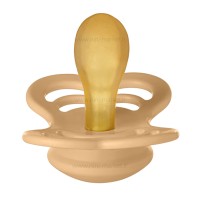 پستانک تکي بادامي لاتکس 6 - 18 ماه کرمي بیبز BIBS (بدون جعبه)