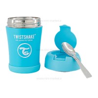 فلاسک غذا 350 میلی لیتری تویست شیک Twistshake آبی