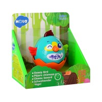 پرنده تعادلی موزیکال رنگ سبز کد 3123 هولی تویز Huile toys