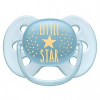 پستانک بادامی تکی الترا سافت 6 - 18 ماه طرح little star اونت Avent  (بدون جعبه)